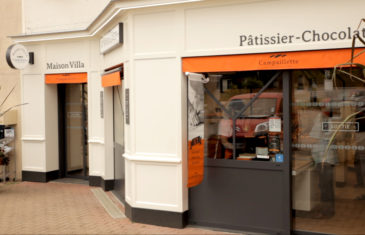 concept campaillette boutique nancy façade détail sortie avec porte coulissante