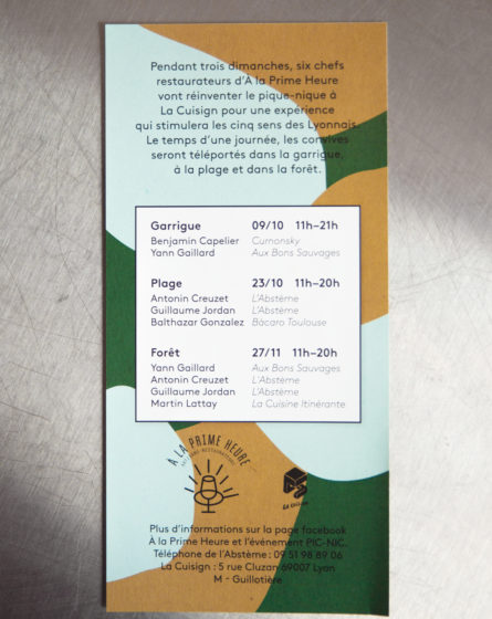 flyer abstrait graphique