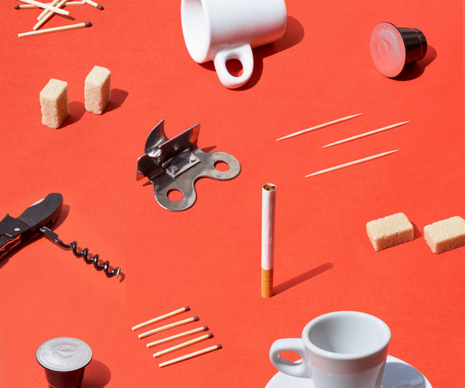 shooting motif café clope