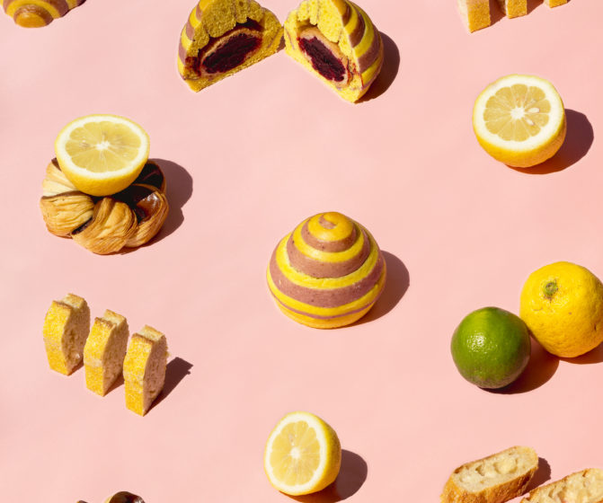 shooting viennoiserie rose citron