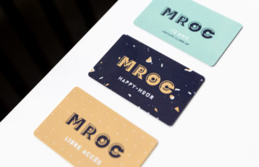 mroc bloc et bistrot carte d'abonnement design logo identité visuelle studio frvr