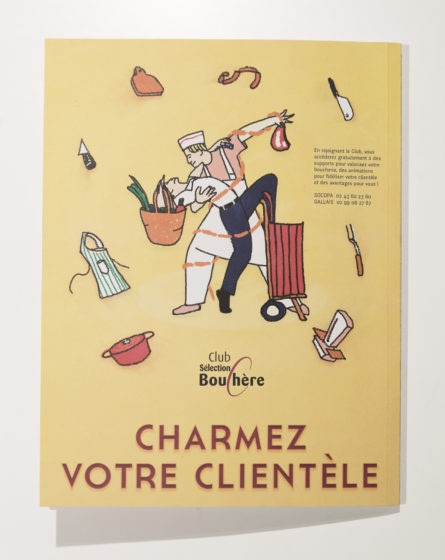 studio frvr direction artistique extrait pepzine quatrième de couverture pub socopa illustration collier saucisse
