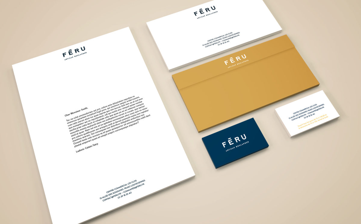 féru identité visuelle boulangerie paris lyon