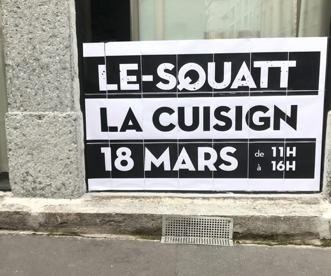 enseigne mosaique de poster